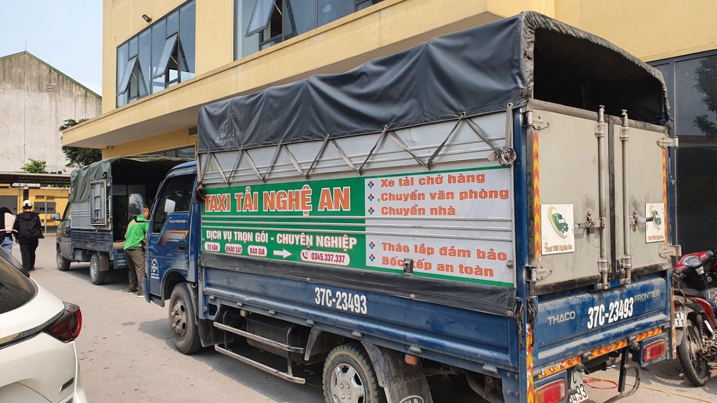 xe tải chở hàng tp vinh - con cuông